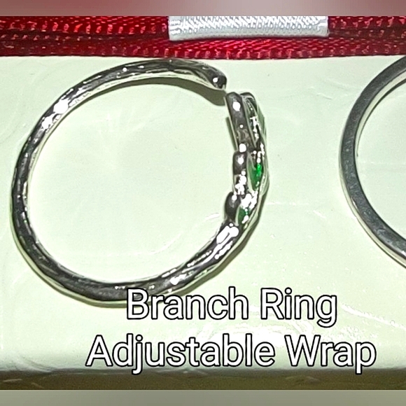 Green Leaves Vine Ring NEW - Picture 15 of 16